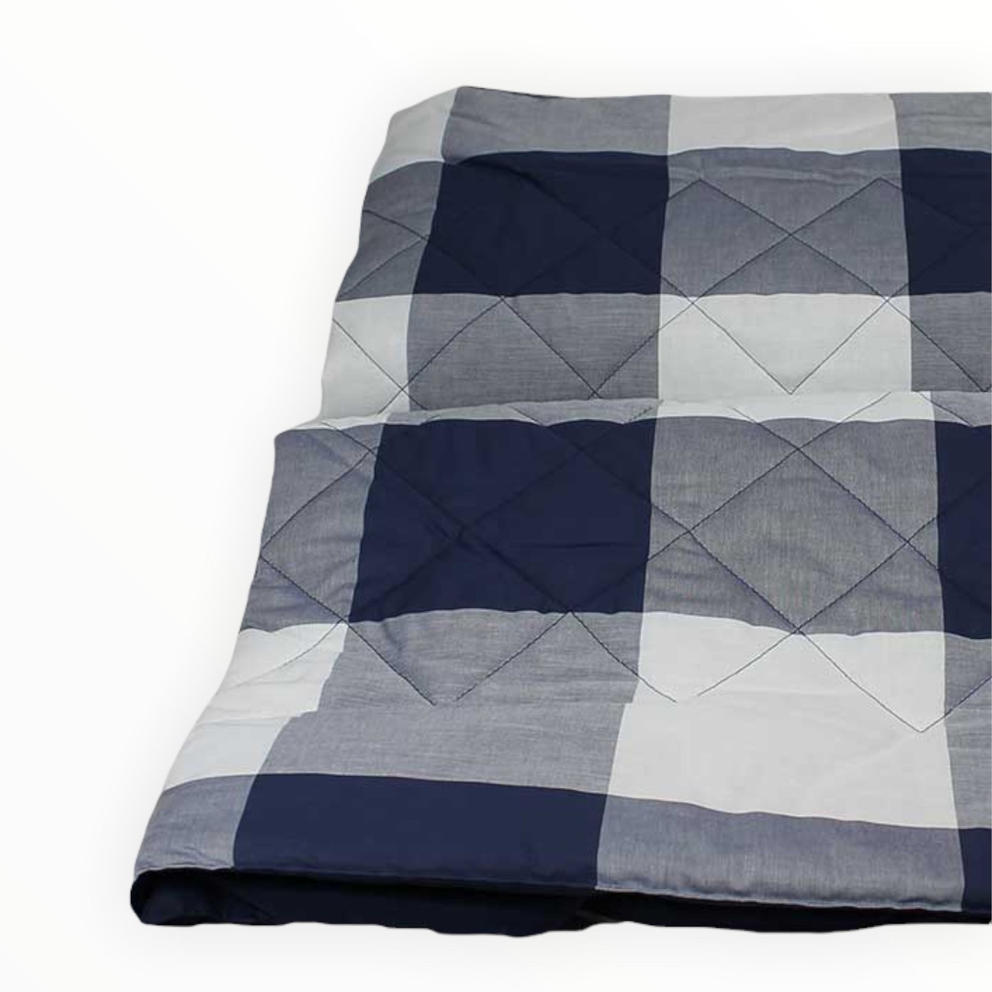 Trapuntino Ambrogio Blu 100% cotone pettinato tinto in filo