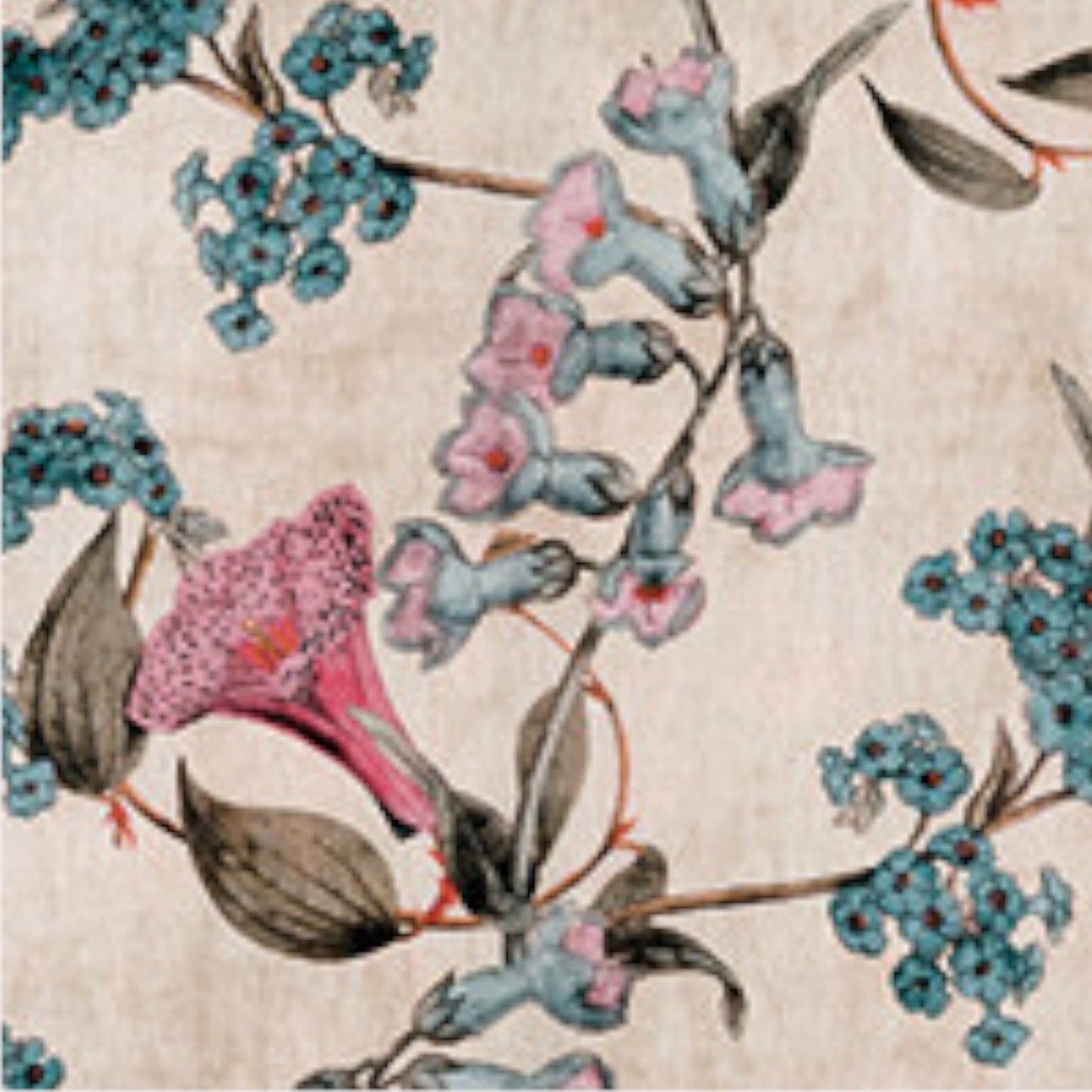 Completo Copripiumino Campanula 100% percalle cotone