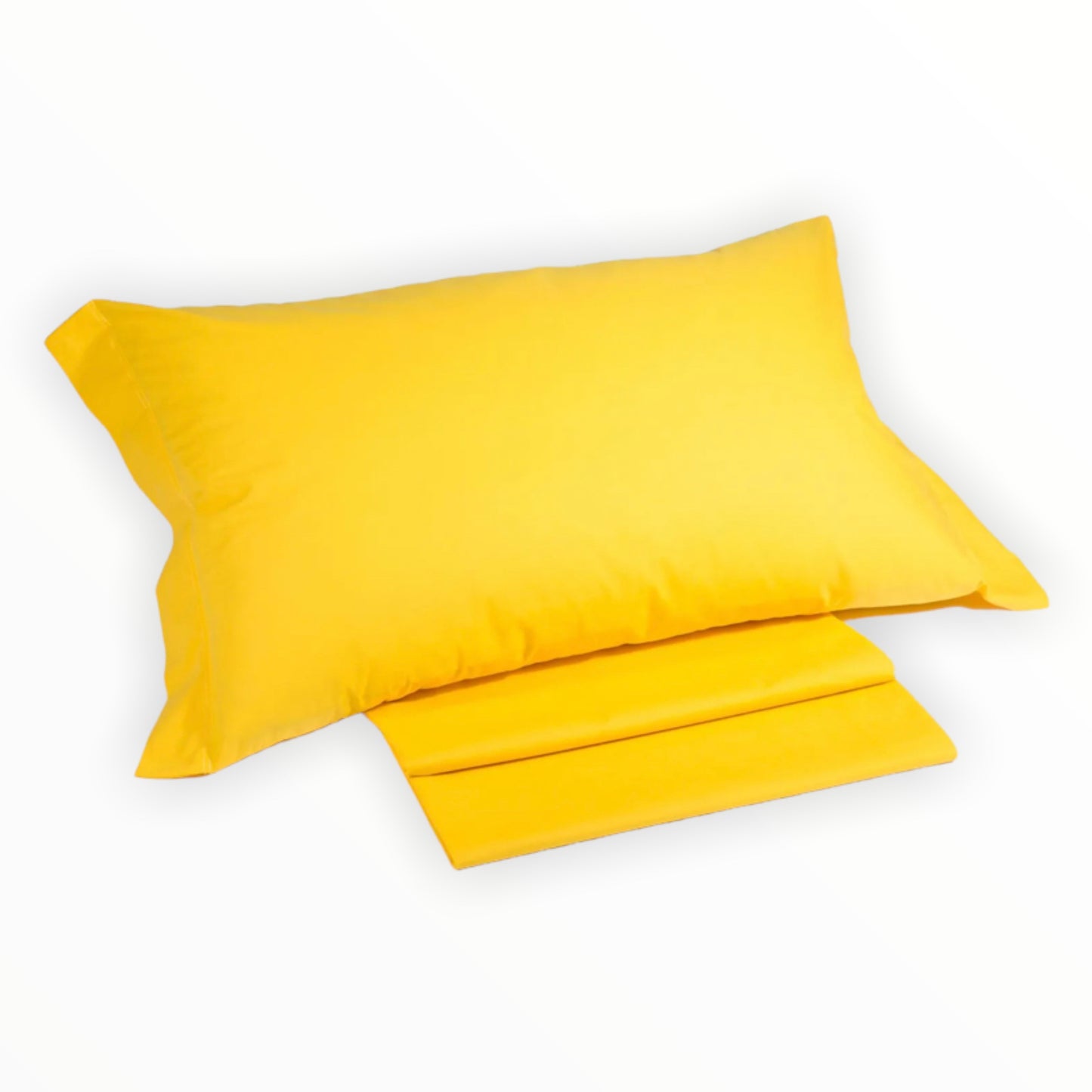 Coppia federe a due volant 100% cotone Caleffi Colors