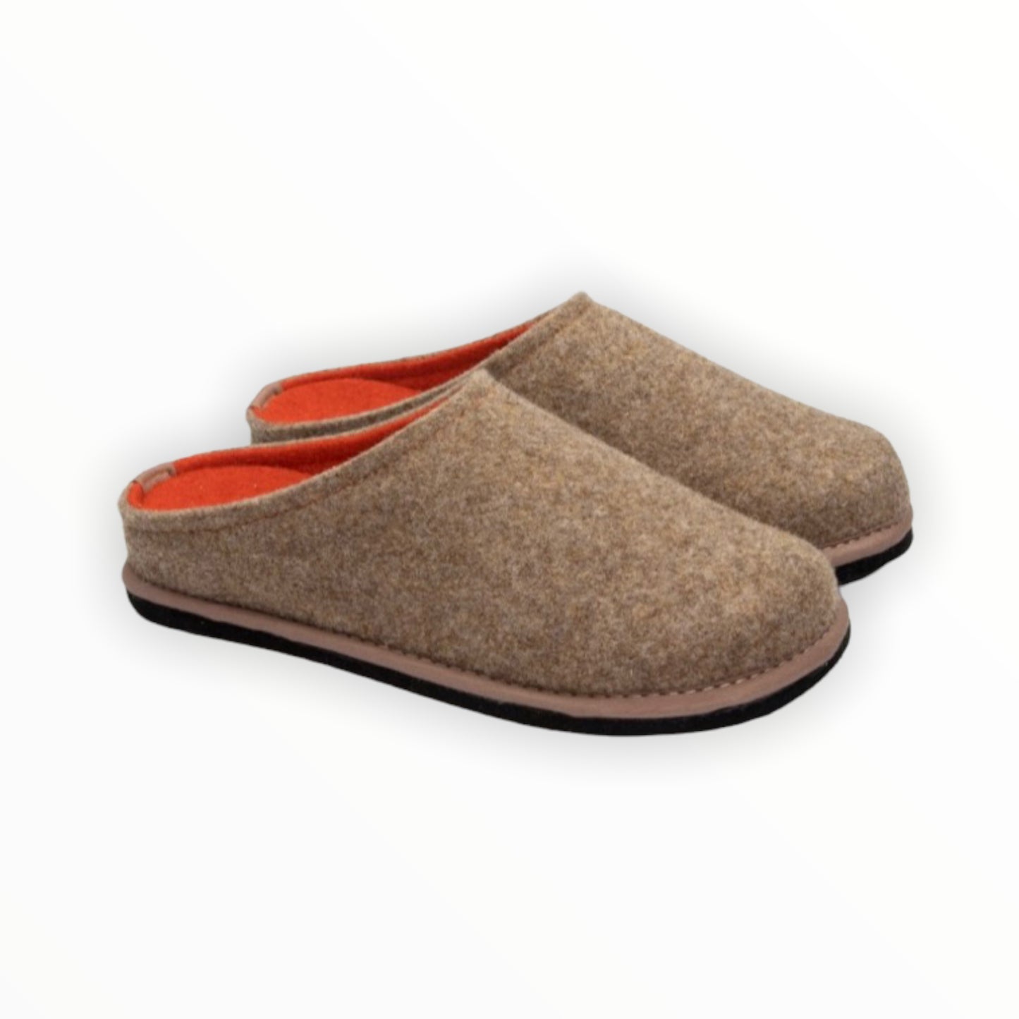 Ciabatta Easy Bicolor in Feltro di Lana con Plantare