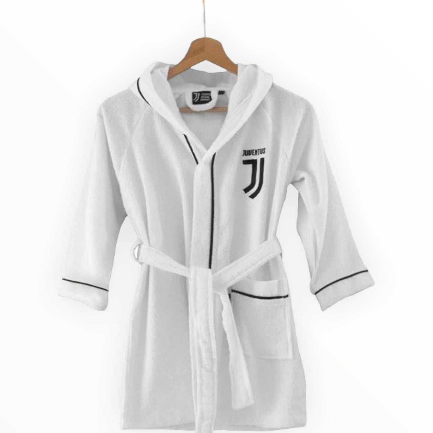 Accappatoio bambino/a Juventus in microspugna