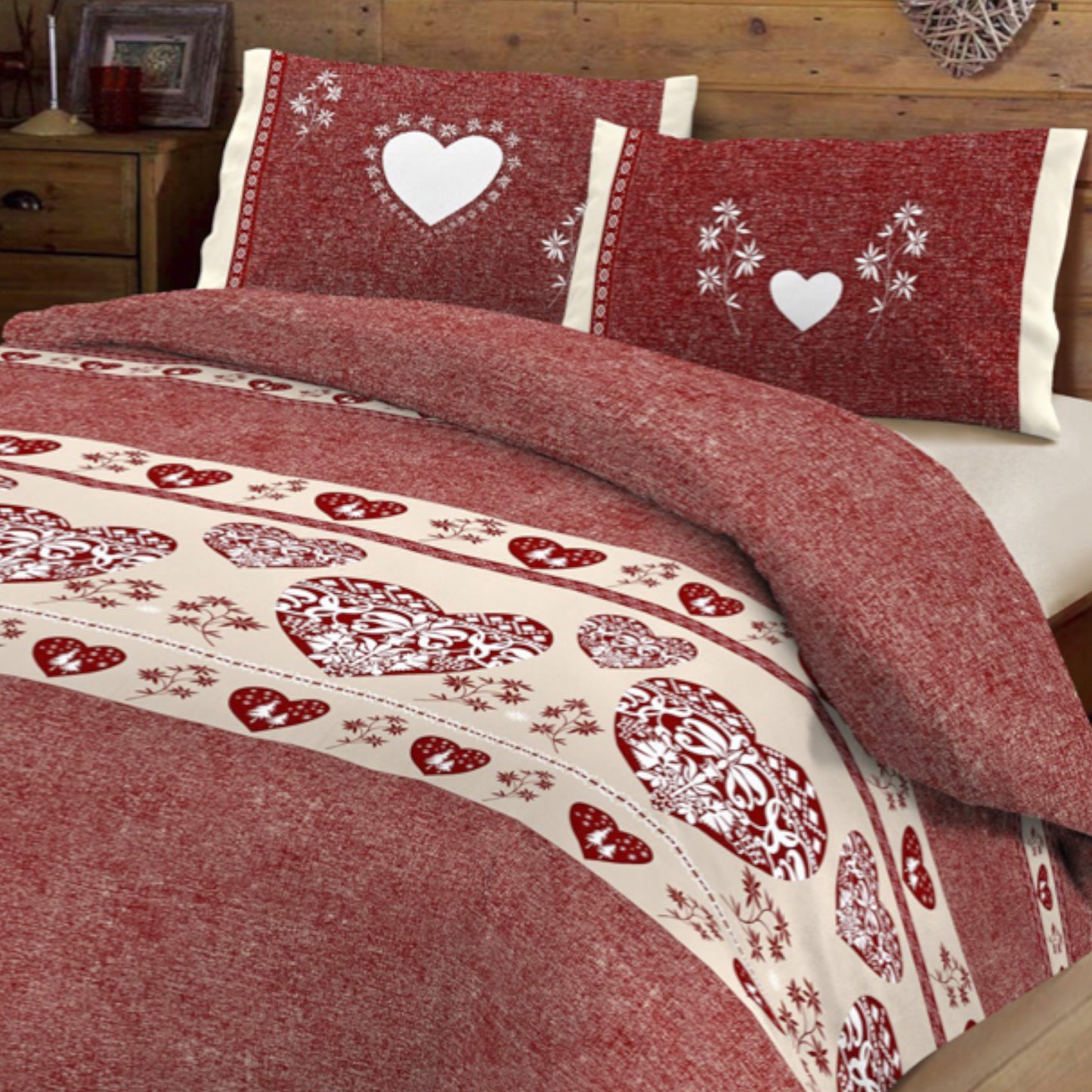 Parure Copripiumino Infinity Provence 100% puro cotone