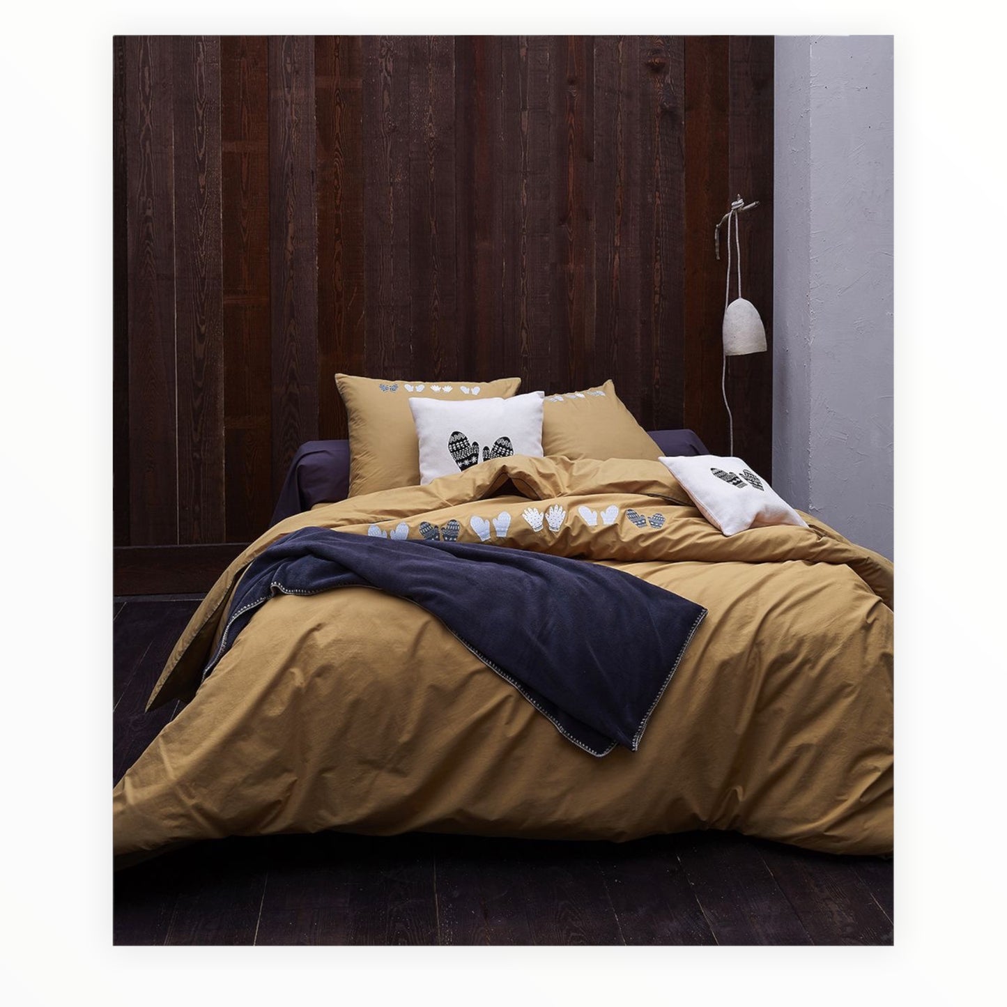 Parure copripiumino Les Moufles in percalle makò