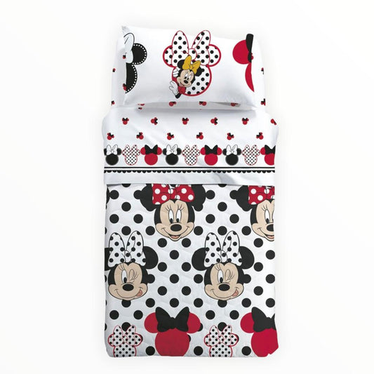 Copriletto Minnie Pois 100% cotone