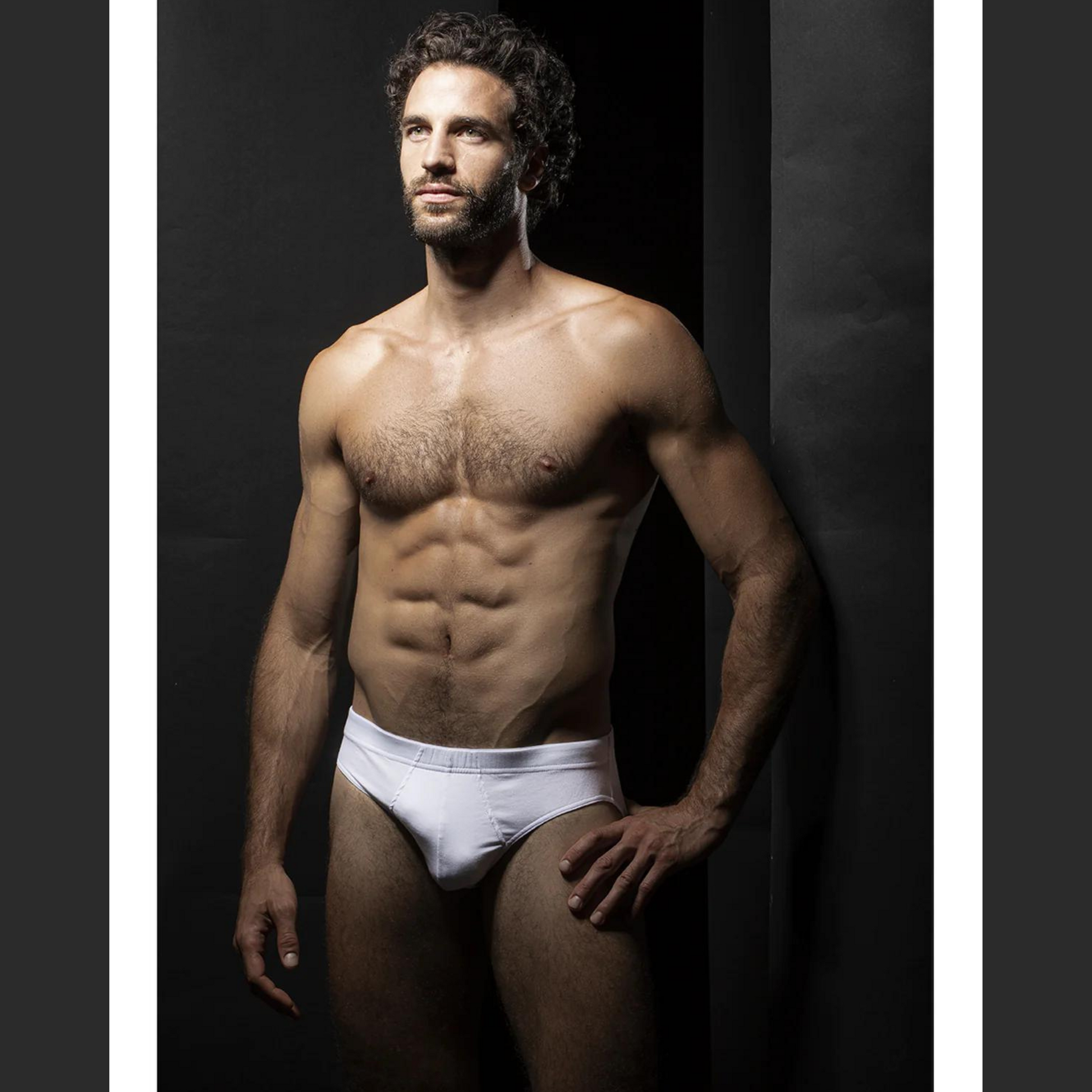 Slip uomo bianco Julipet disponibile dalla taglia XS a XXL