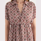 Abito Midi con Stampa Geometrica SO84