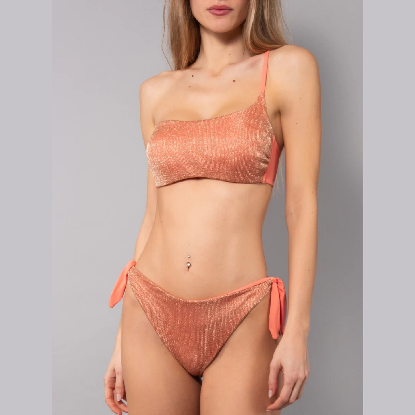 Bikini Top Monospalla c/Coppe Imbottite Estraibili Slip  DA07B