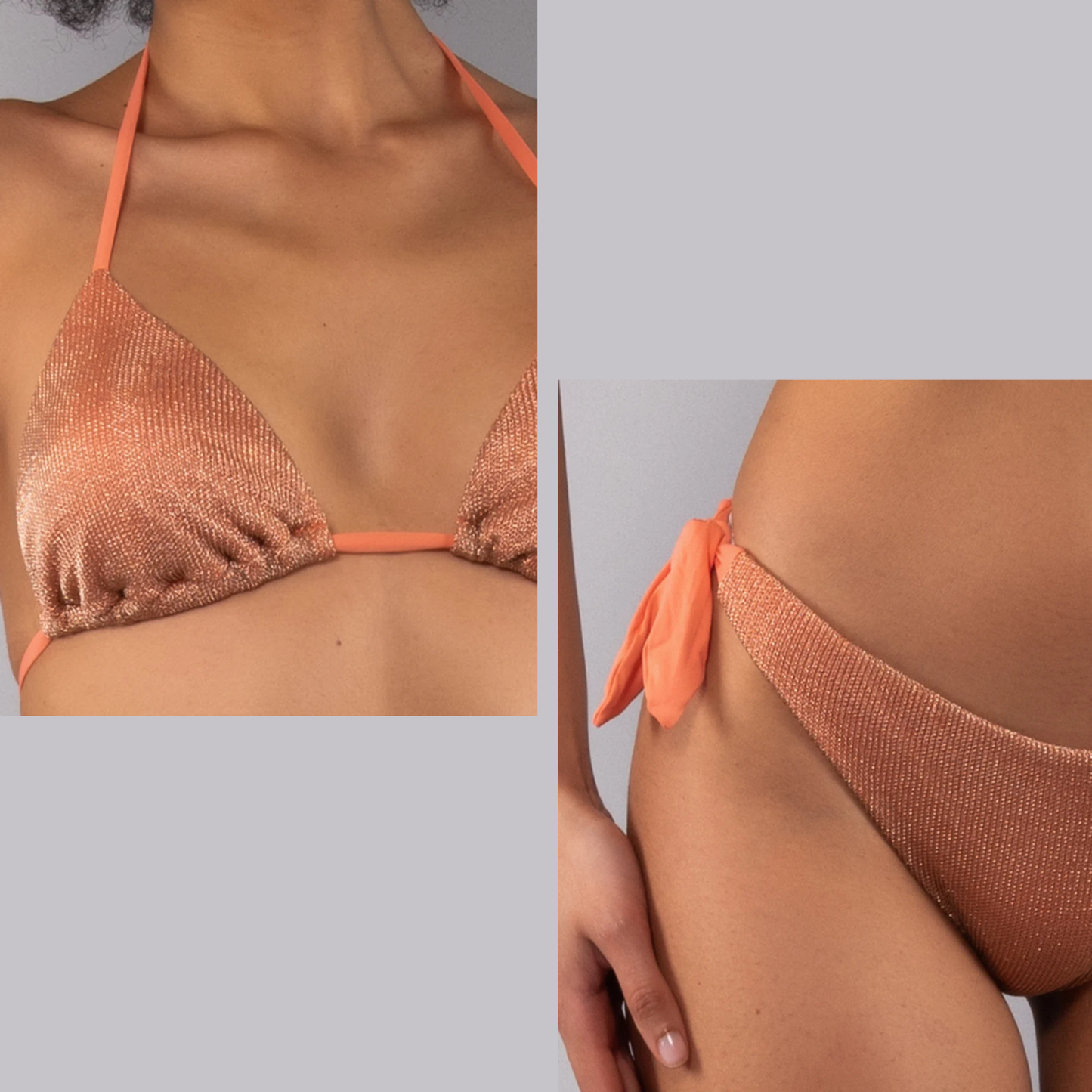 Bikini Triangolo Coppe Imbottite Estraibili e Brasiliana DA00B