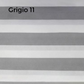 Copripiumino Righe 0805 su misura 100% cotone Pedersoli Casa