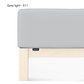 Lenzuolo sotto con angoli Boxspring h.40 Easy Jersey 5080B