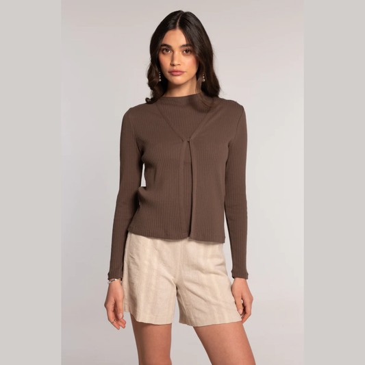 Completo Cardigan+Canotta Coste 7564+7562