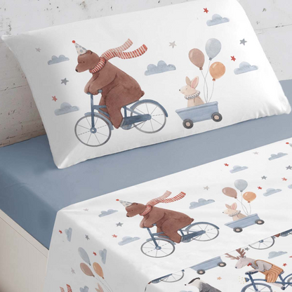 Completo Lenzuola-Copriletto Baby Dream Animali
