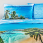 Completo Lenzuola Copriletto Emerald Waters Sogni di viaggio 100% Cotone