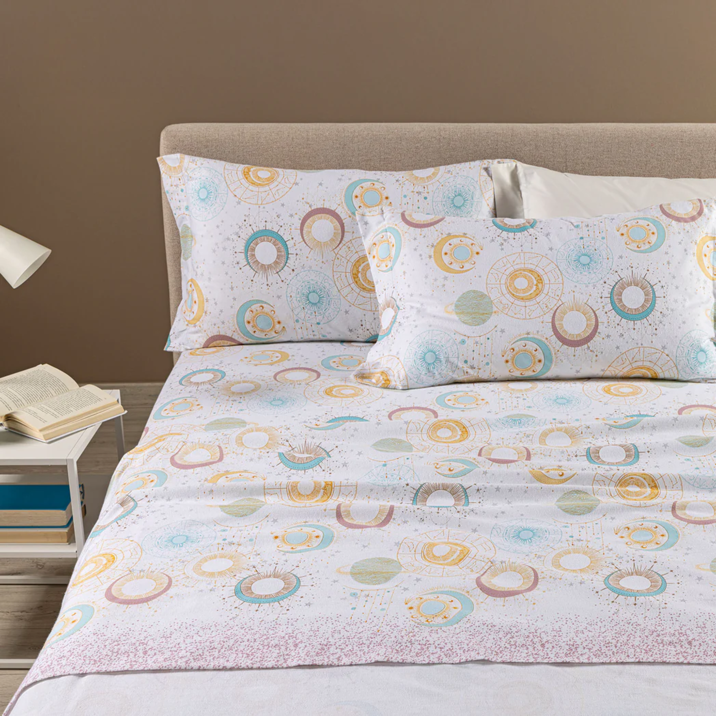 Completo Lenzuola Luna in Flanella