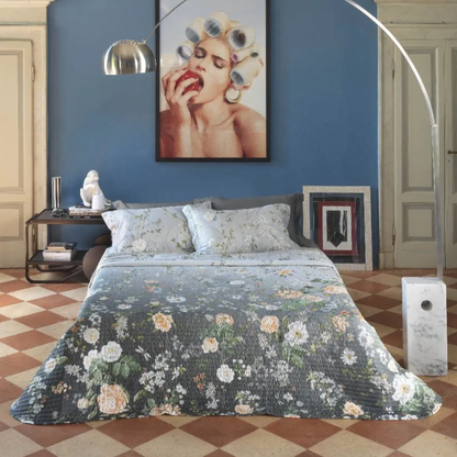 Completo Copripiumino Gardenia Dream in raso di cotone