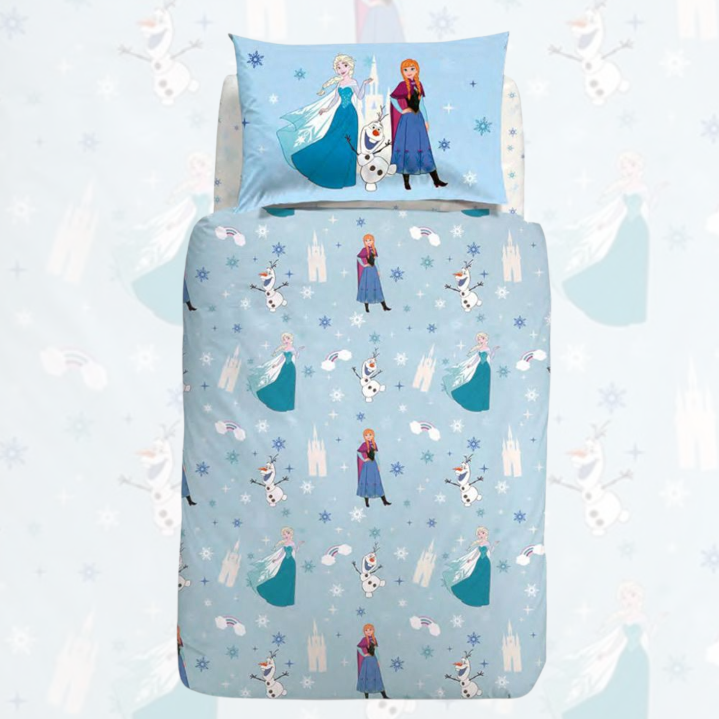Completo copripiumino Frozen Star 100% cotone