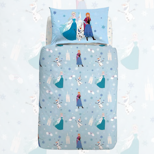 Completo copripiumino Frozen Star 100% cotone