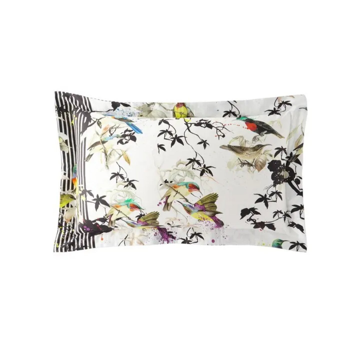 Completo lenzuola Birds Ramage in Raso FINE SERIE