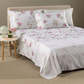 Completo lenzuola Giardino Romantico 100% cotone