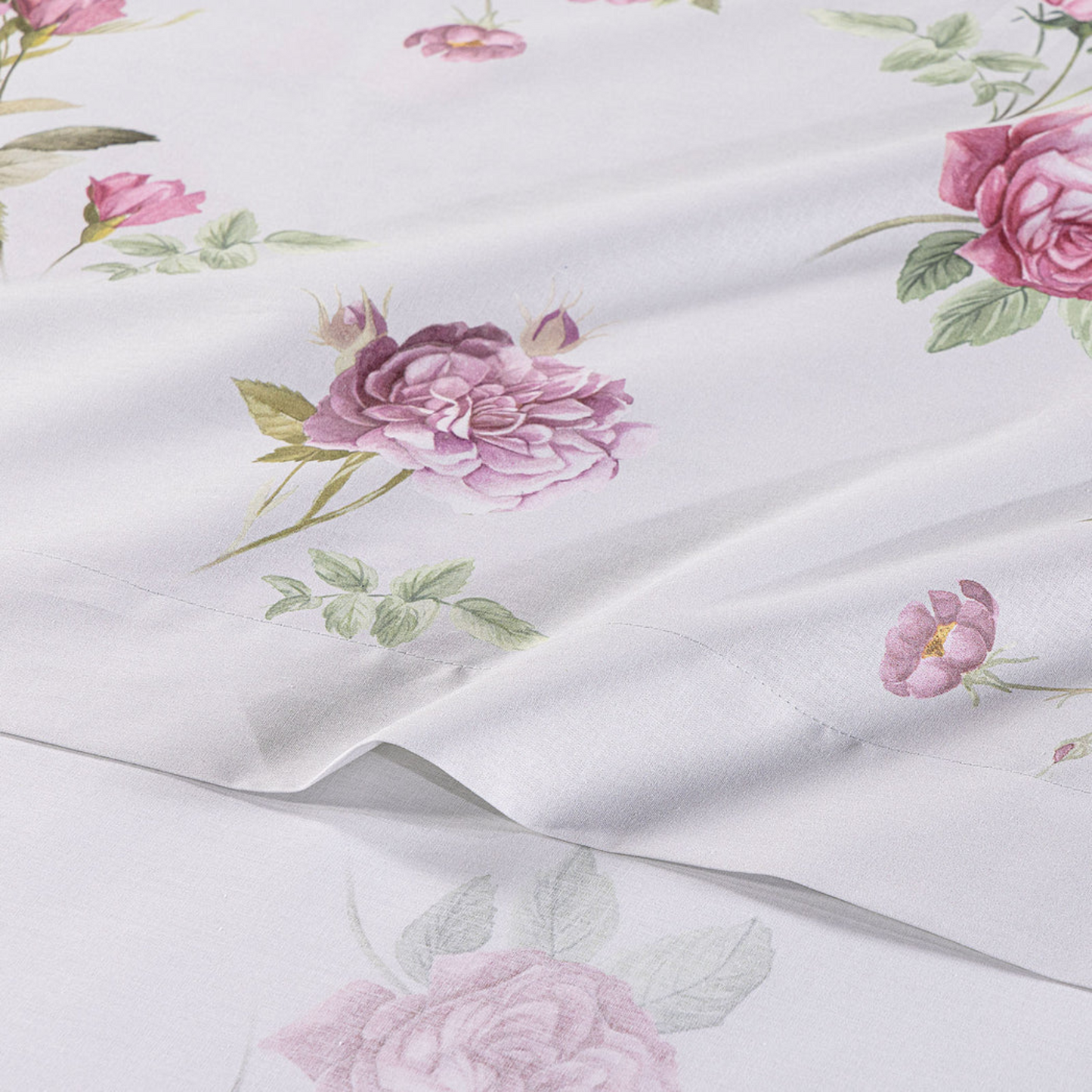 Completo lenzuola Giardino Romantico 100% cotone