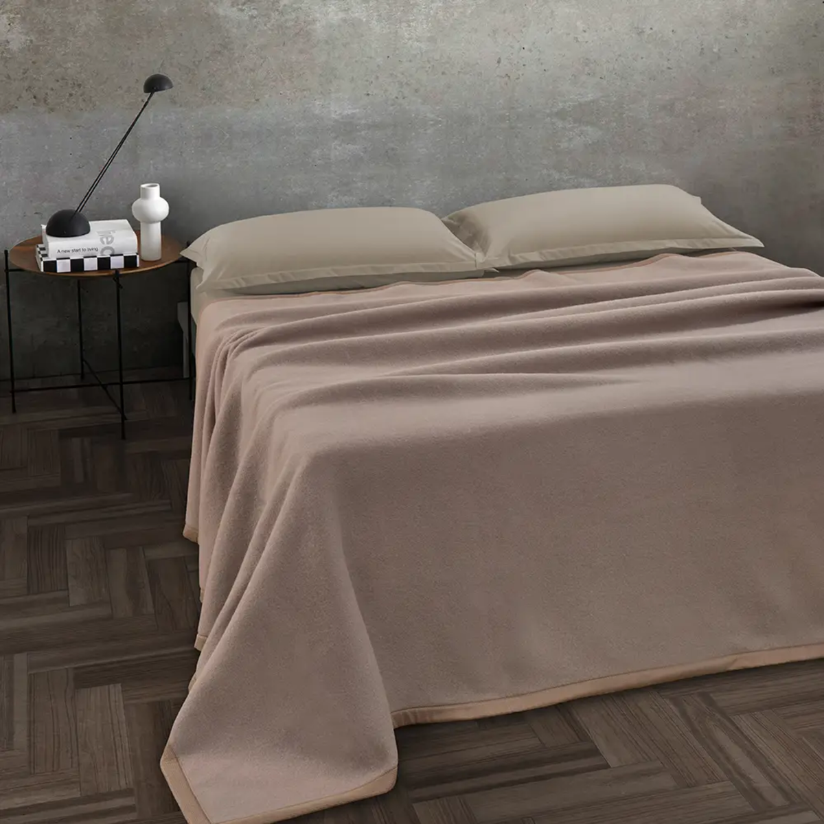 Coperta Daisy 100% Lana Vergine Nuova Zelanda