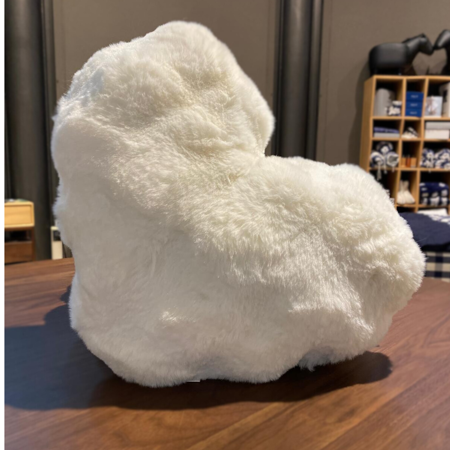 Cuscino a cuore Prestige in Ecopelliccia