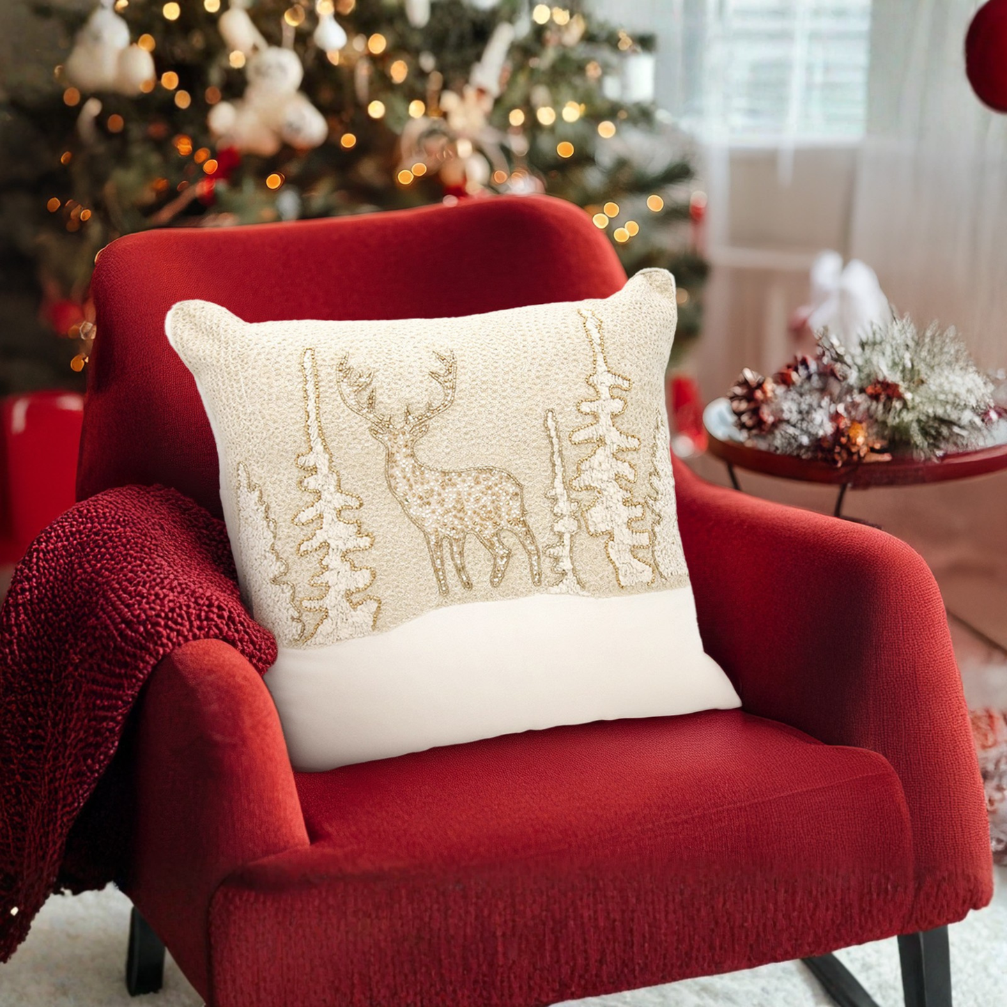 Cuscino Decor Winter Con Interno