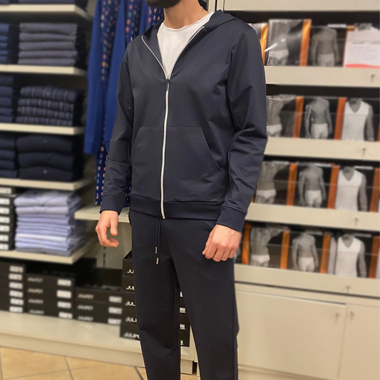 Felpa Zip C/CappuccioManila JDG400