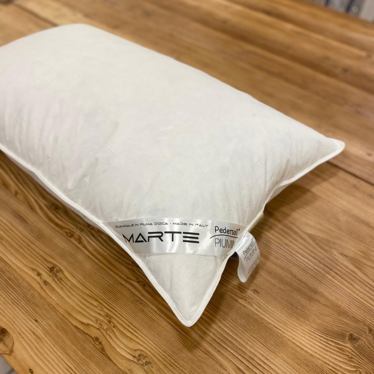 Guanciale Marte twill Baltico Bianco