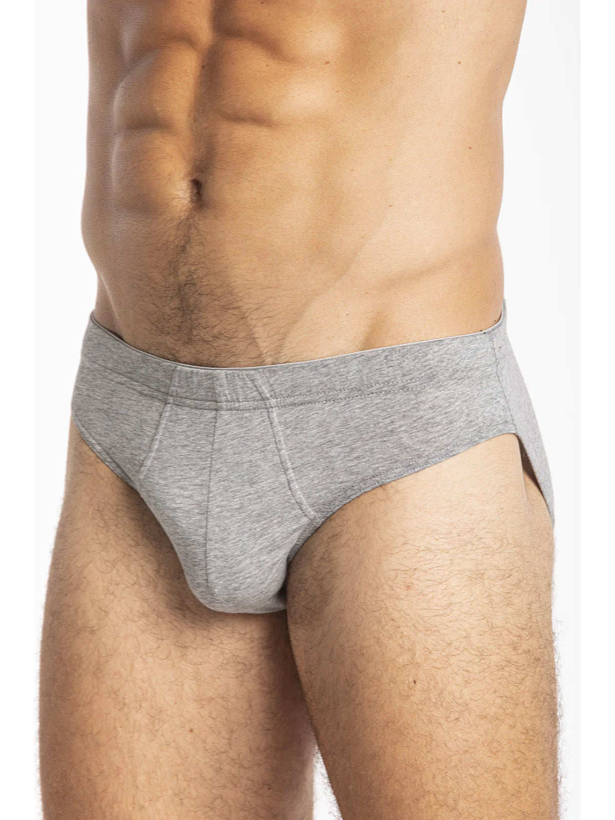 Slip uomo grigio melange Julipet disponibile dalla taglia XS a XXL