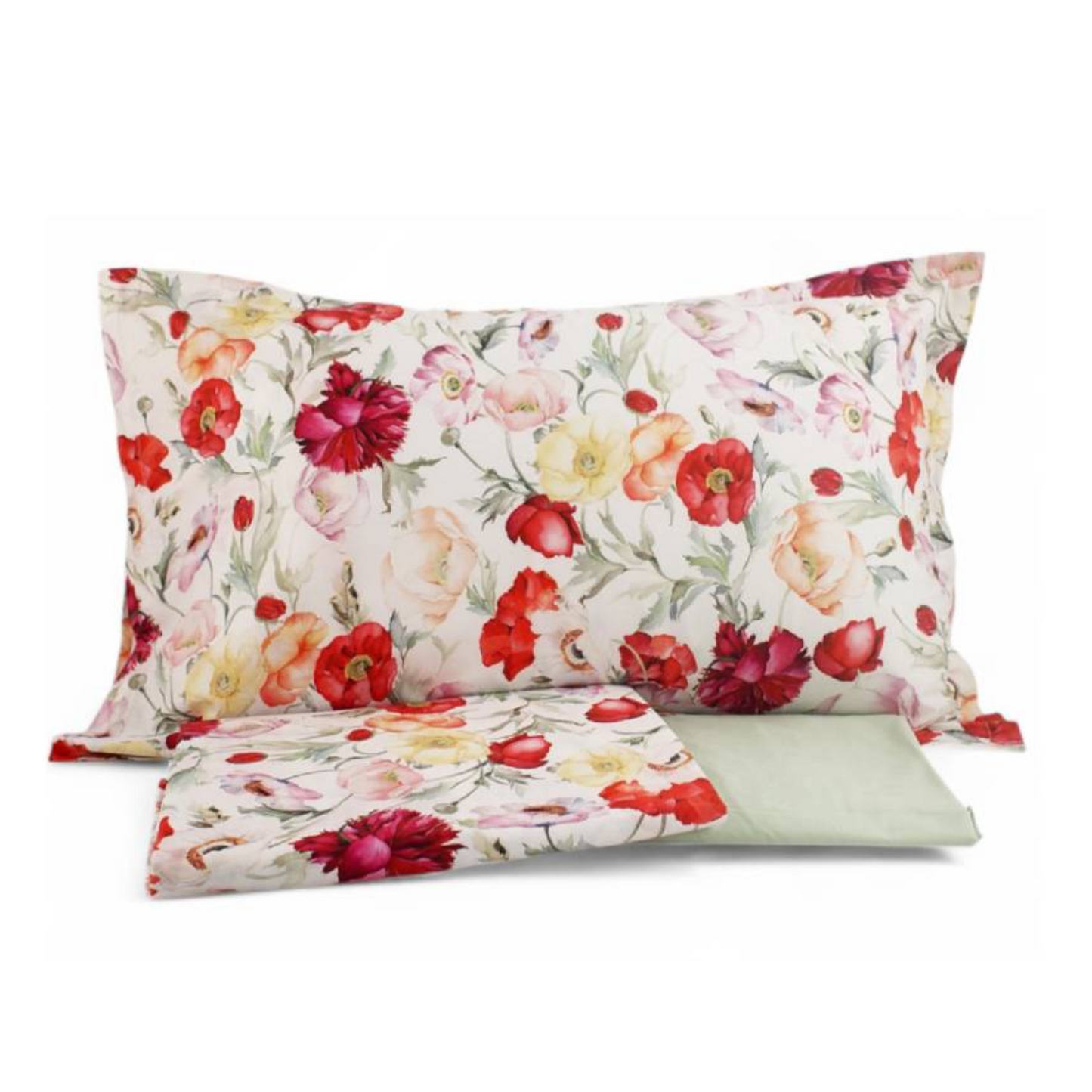 Completo Lenzuola Copriletto Summer Poppies