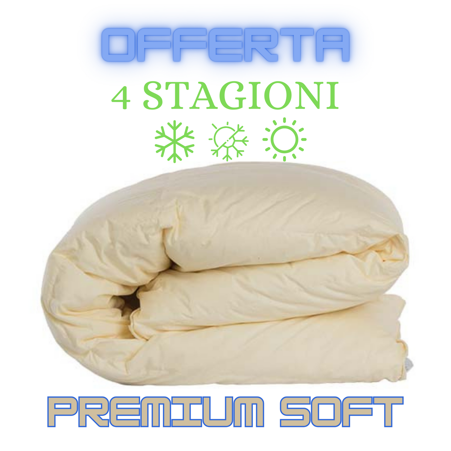 Piumino Sensation Premium Soft Makò extra Microrollo 4 Stagioni