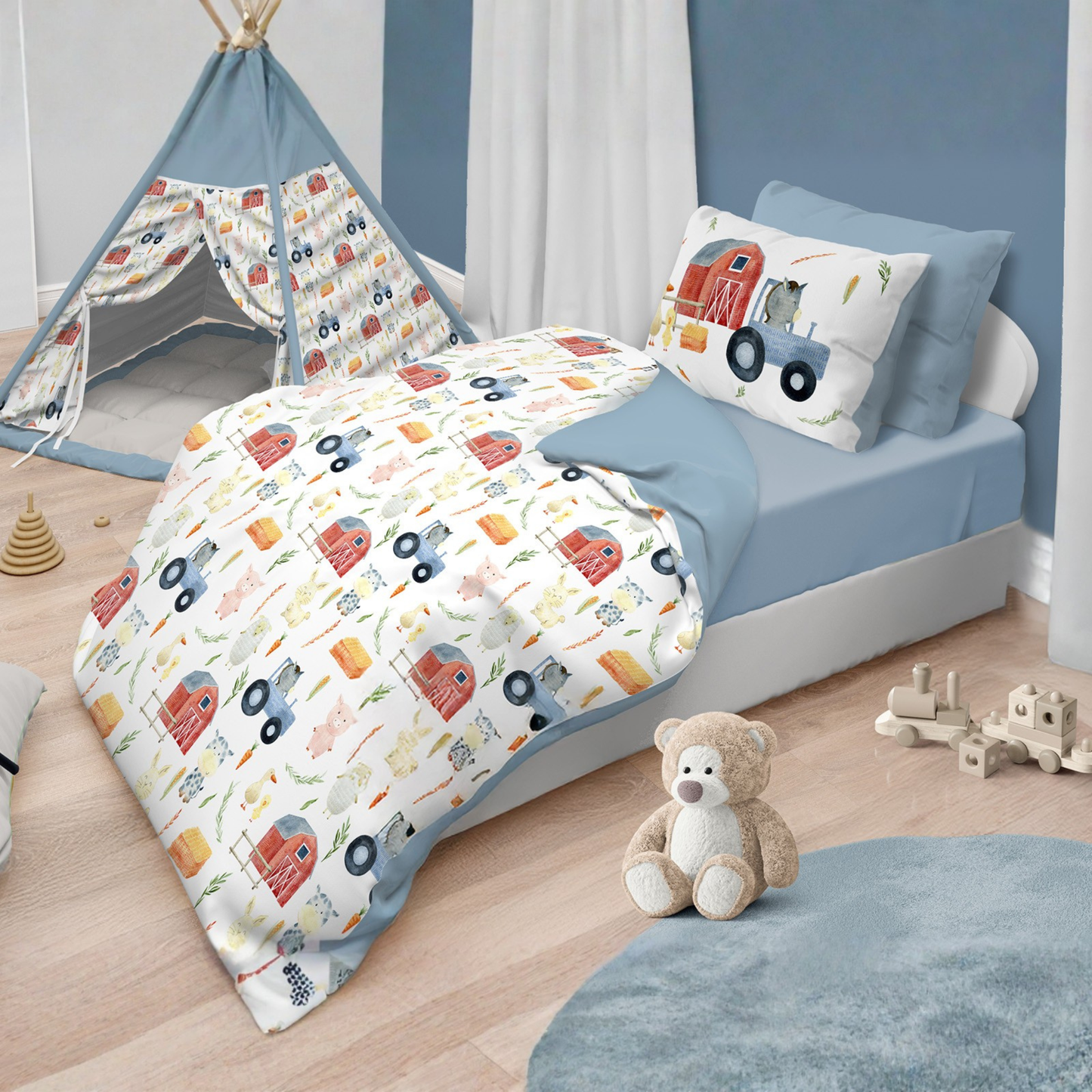 Parure Copripiumino Baby Dream Fattoria