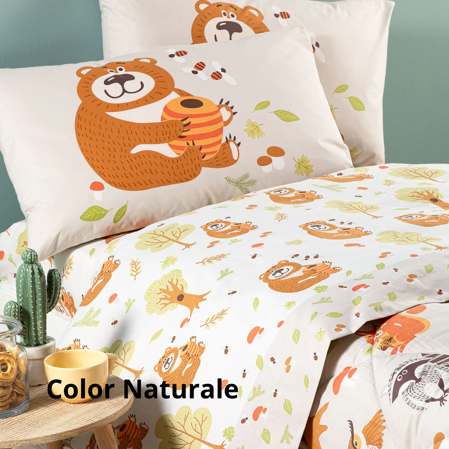 Parure Copripiumino Boschetto Kids 100% cotone
