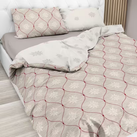Parure Copripiumino Infinity Charmant  100% puro cotone