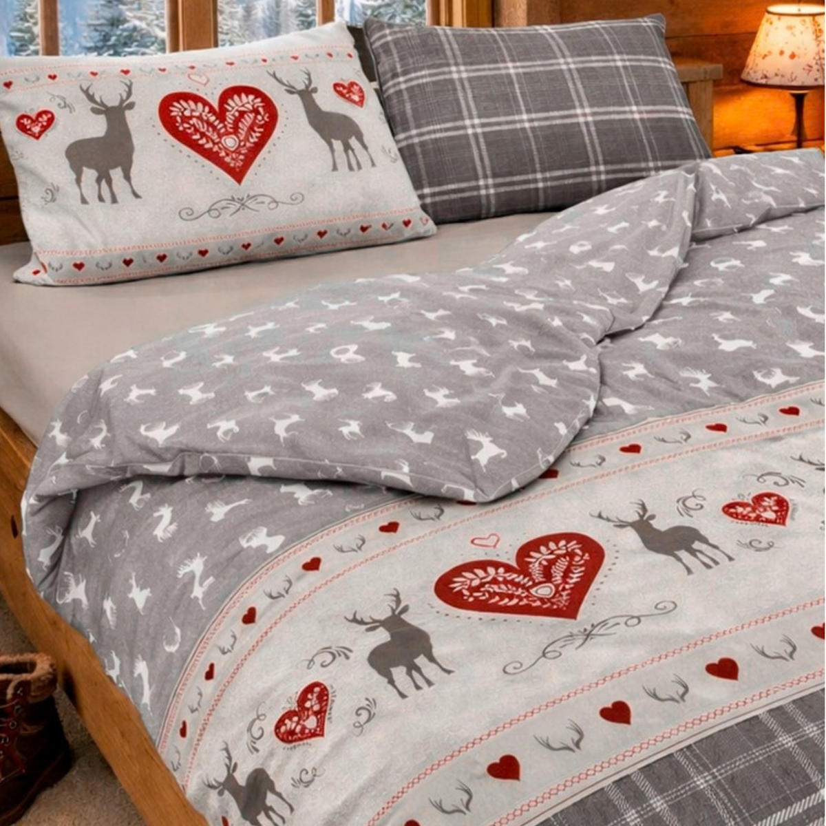 Parure Copripiumino Infinity Grenoble  100% puro cotone