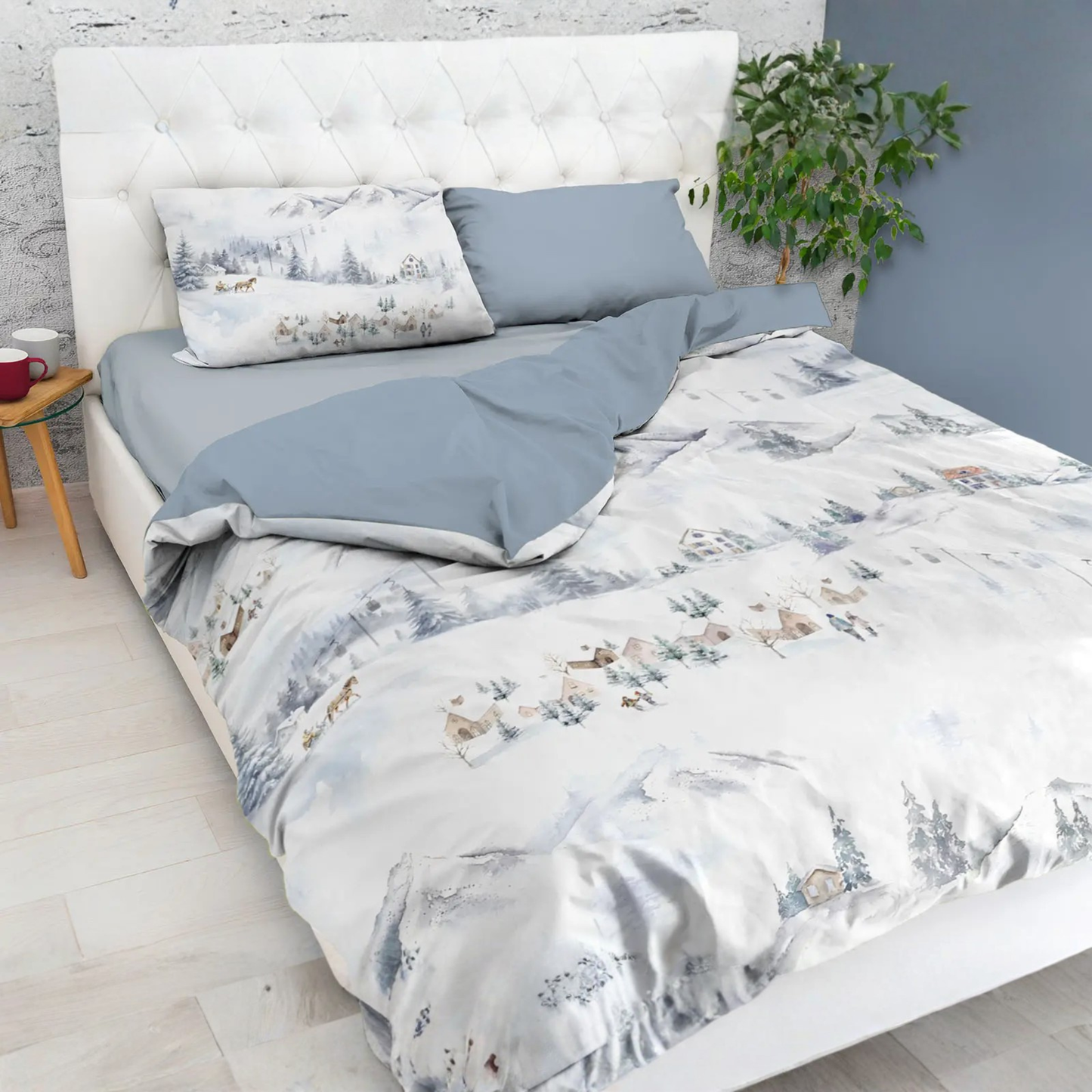 Parure Copripiumino Infinity Norvegia 100% puro cotone