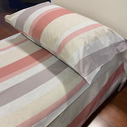 Copripiumino Onde 8505 su misura 100% cotone Pedersoli Casa