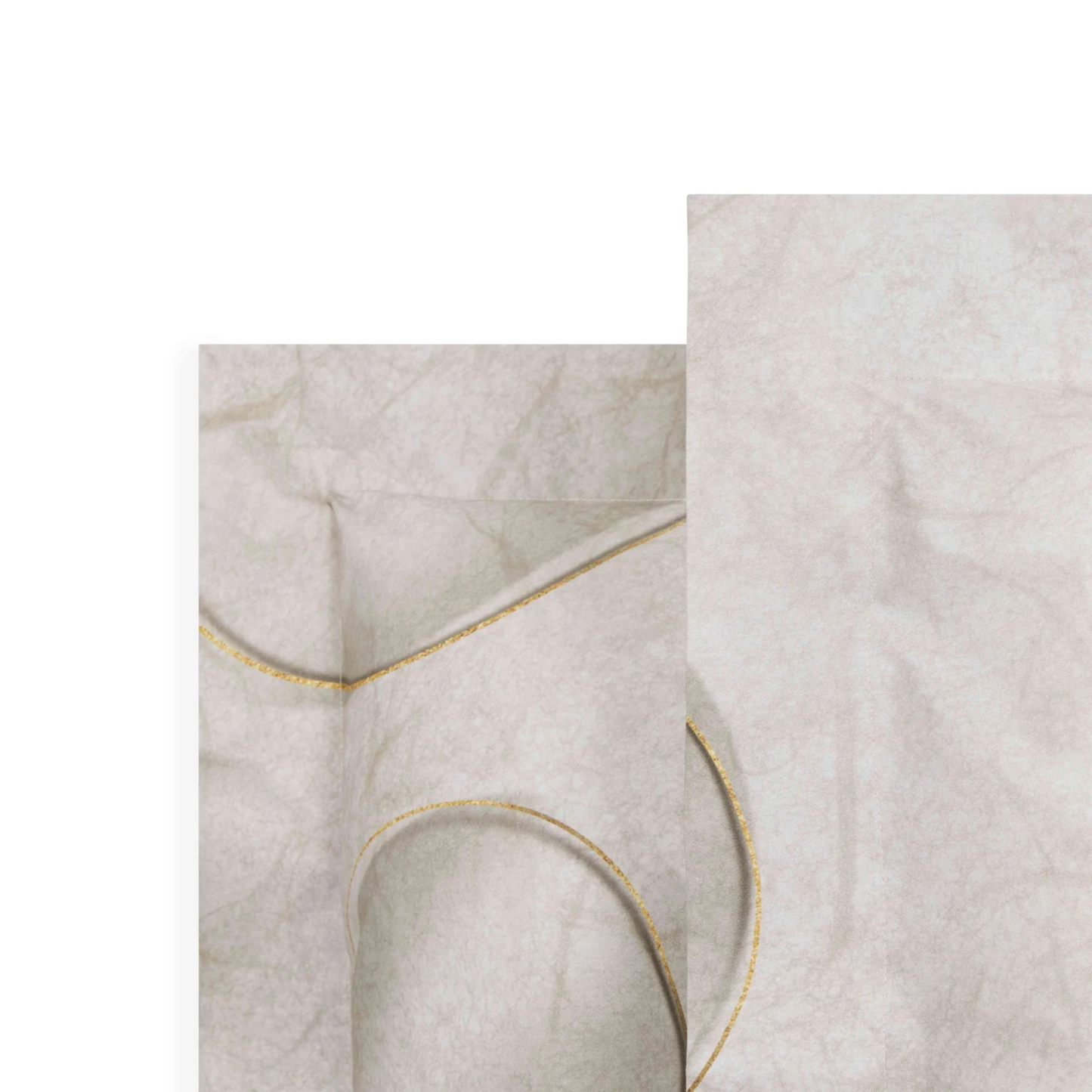 Parure Copripiumino Paper 100% Percalle di Cotone