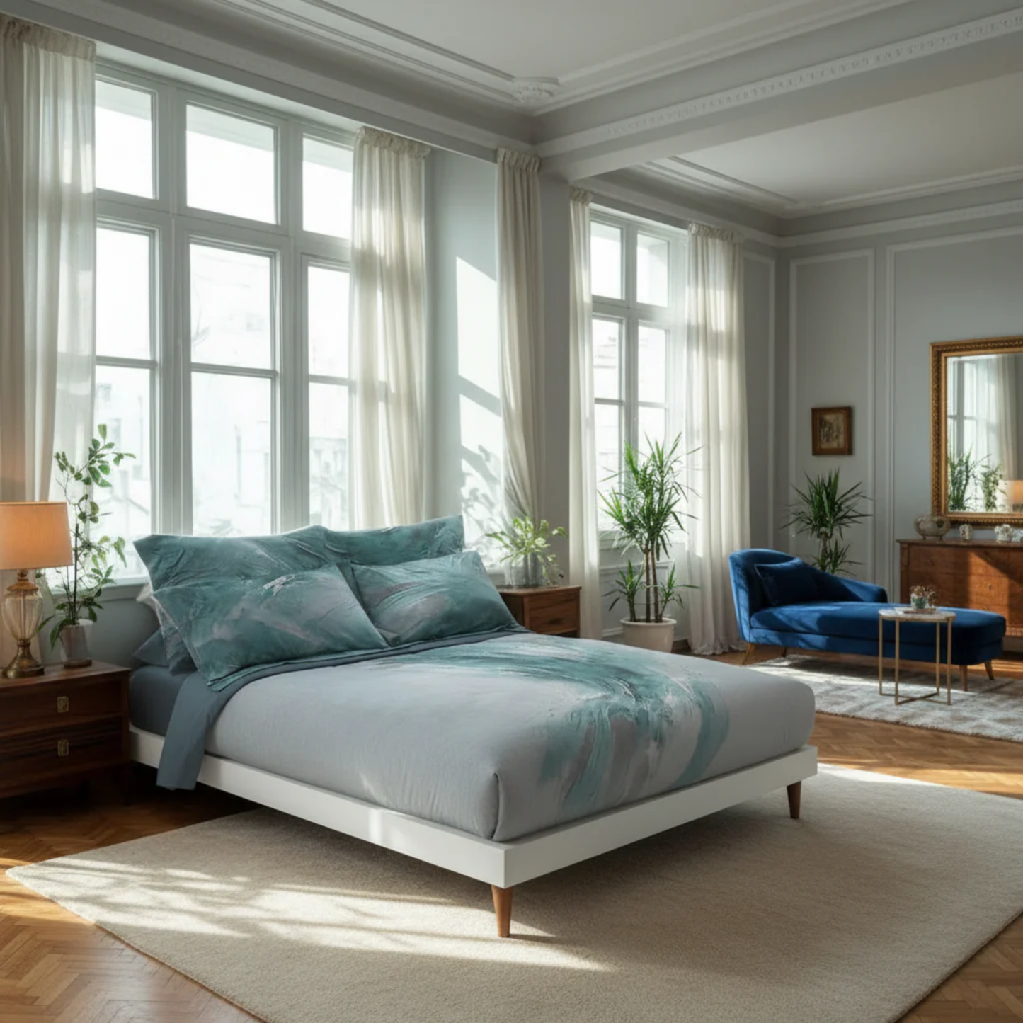 Parure Copripiumino Wind 100% Percalle di Cotone