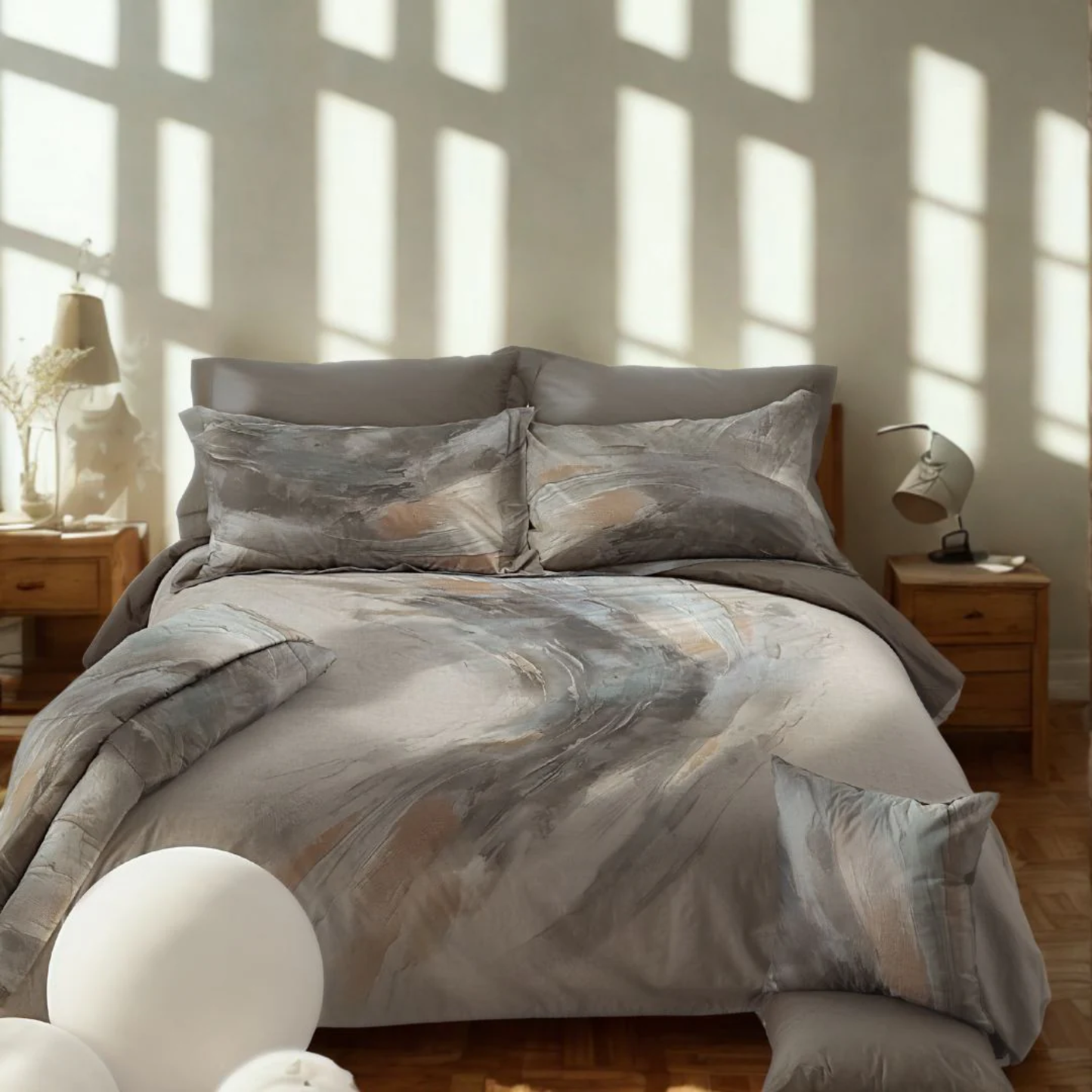 Parure Copripiumino Wind 100% Percalle di Cotone