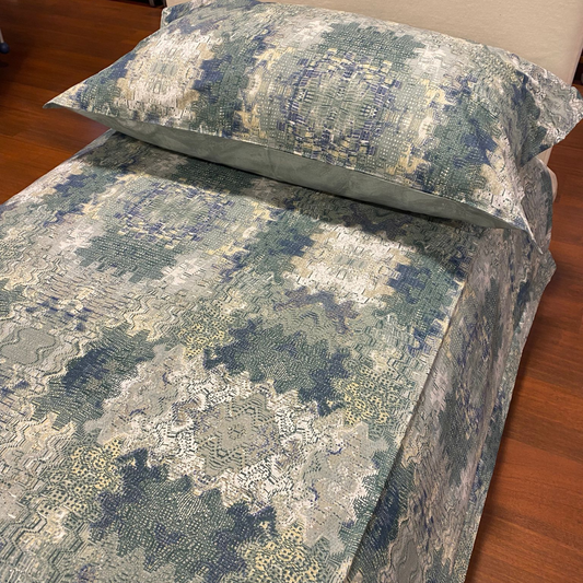 Parure Copripiumino Riflesso Double 7566/5159 100 % Cotone
