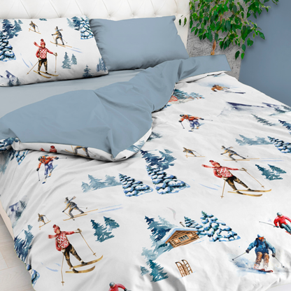 Parure Copripiumino Infinity Sci Mon Amour  100% puro cotone