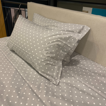 Just Put - Set copripiumino da 3 pezzi, 100% cotone percalle ultra morbido, qualità premium, per letto king size, colore: grigio Just Put - Set copripiumino da 3 pezzi, 100% cotone percalle ultra morbido, qualità premium, per letto king size, colore: grigio