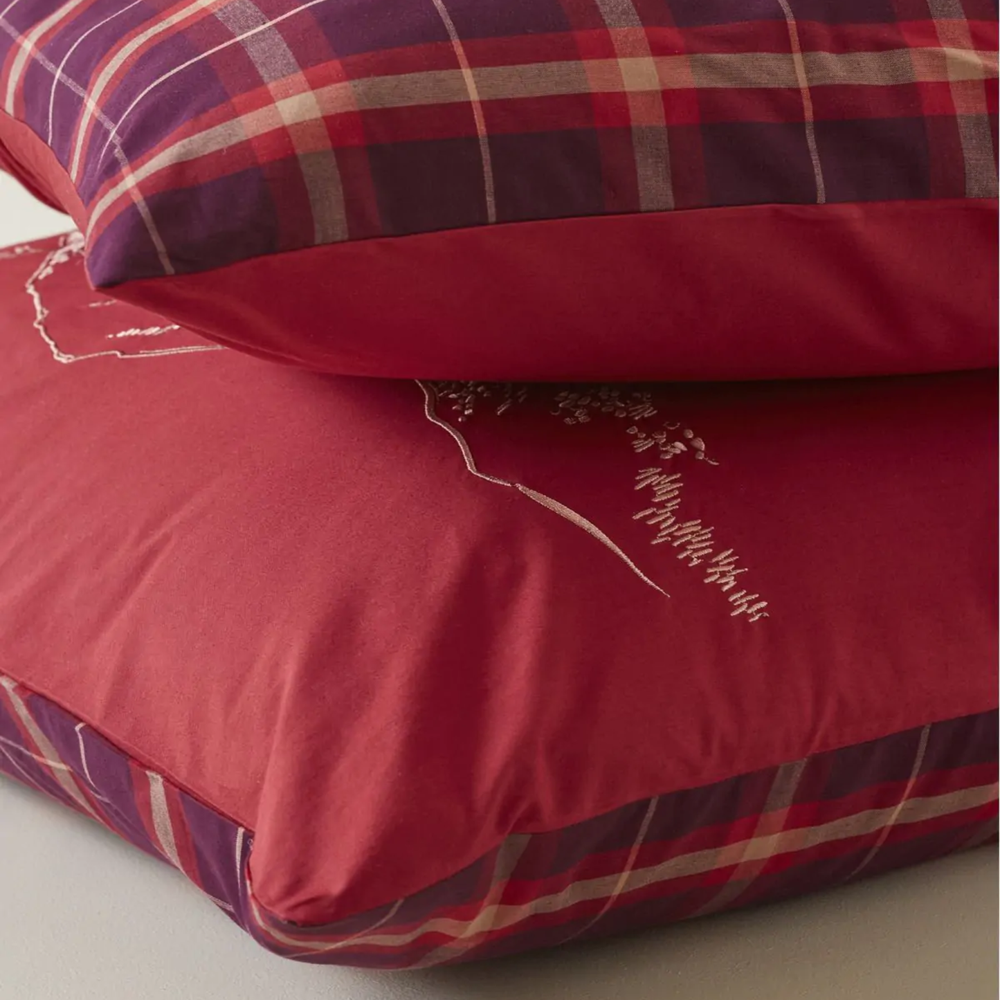 Parure copripiumino Grandeur Nature in percalle makò