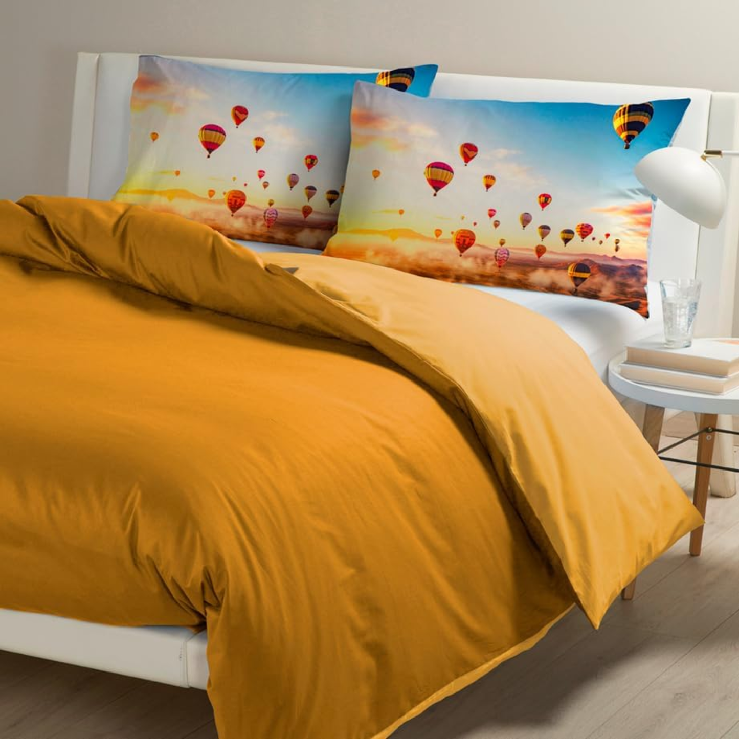 Parure Copripiumino Mongolfiera 100%  Cotone