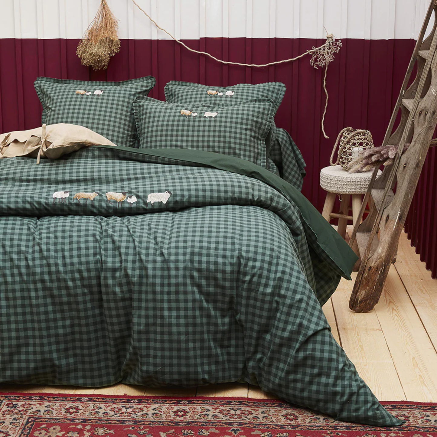 Parure copripiumino Shetland in percalle makò