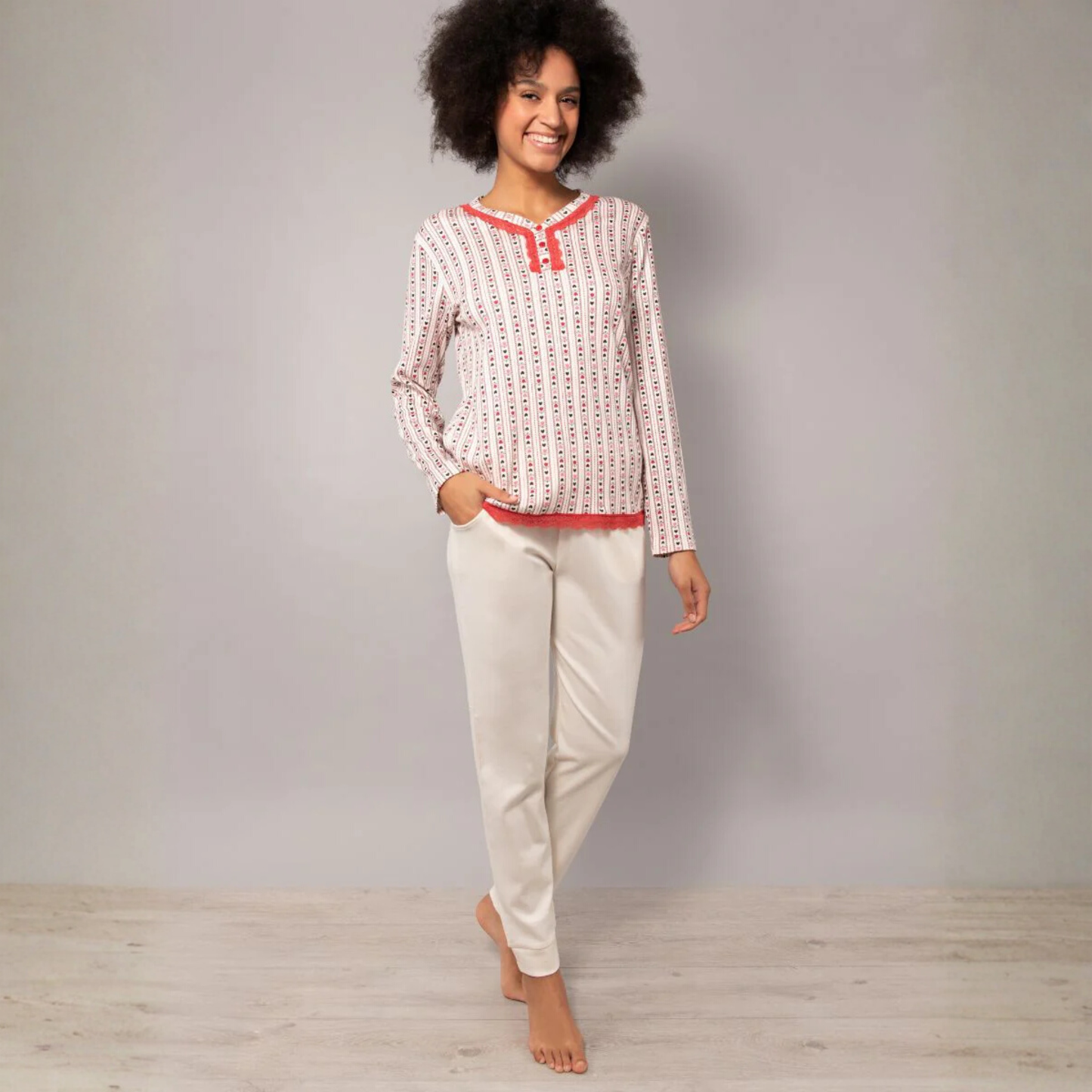 Pigiama Serafino M-TU11