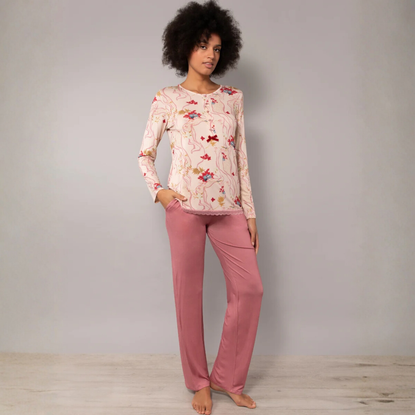 Pigiama serafino OA11