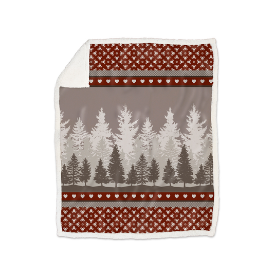 Plaid Morbidotto Foresta